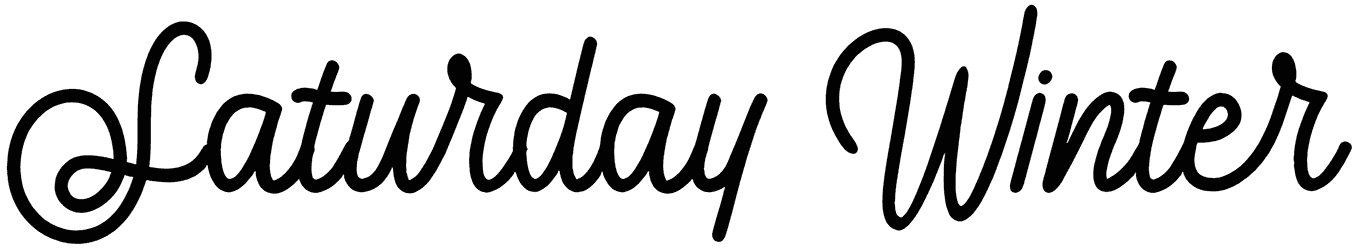 Saturday Winter Font