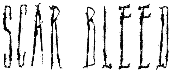 Scar Bleed Font