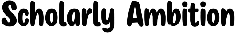 Scholarly Ambition Font