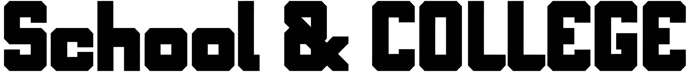 School College Font