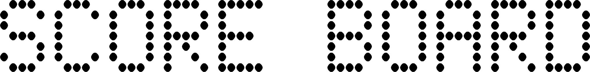Score Board Font