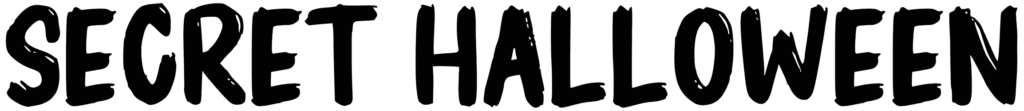Secret Halloween Font