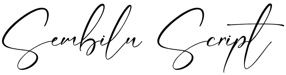 Sembilu Script Font