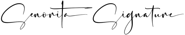 Senorita Signature Font