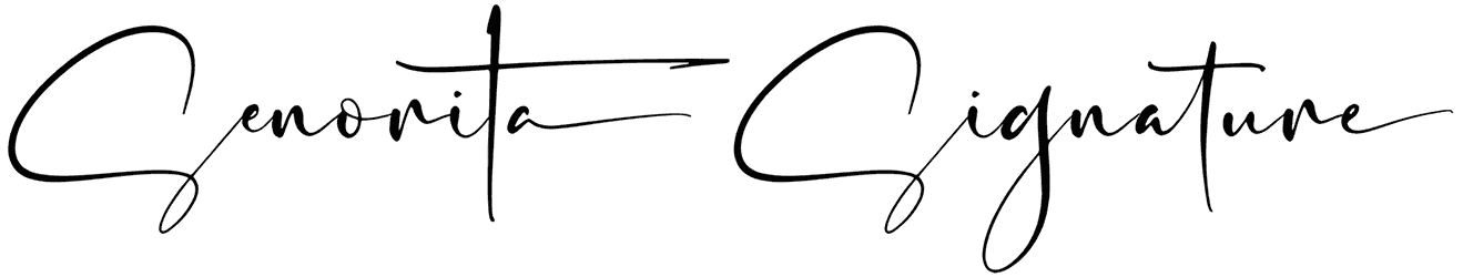 Senorita Signature Font