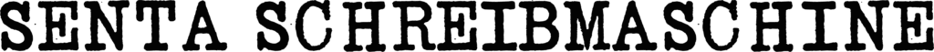 Senta Schreibmaschine Font