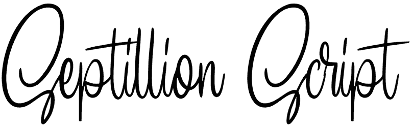 Septillion Script Font