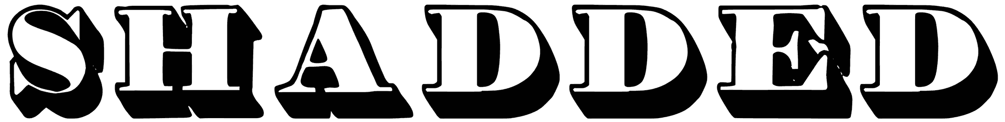 Shadded TFB Font