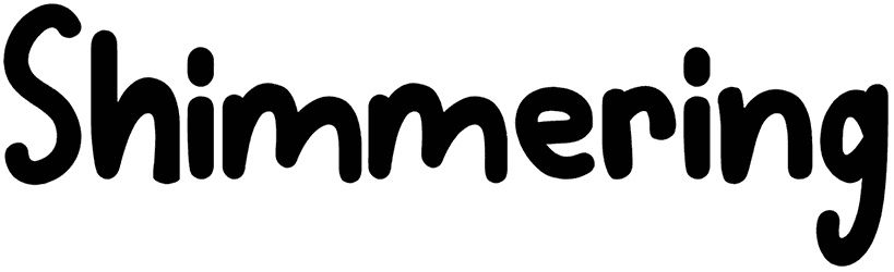 Shimmering Font