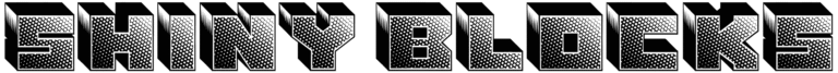 Shiny Blocks Font