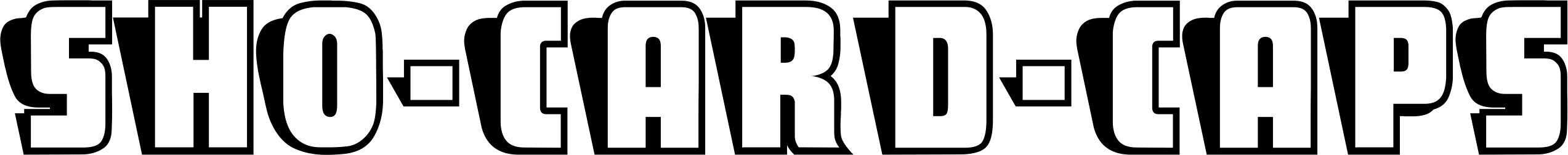 Sho Card Caps Font