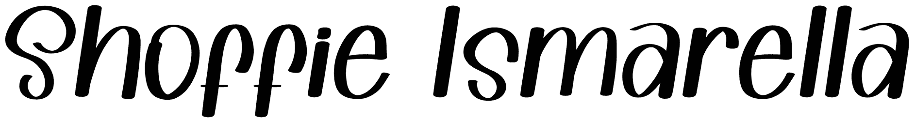Shoffie Ismarella Font