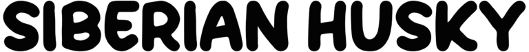Siberian Husky Font