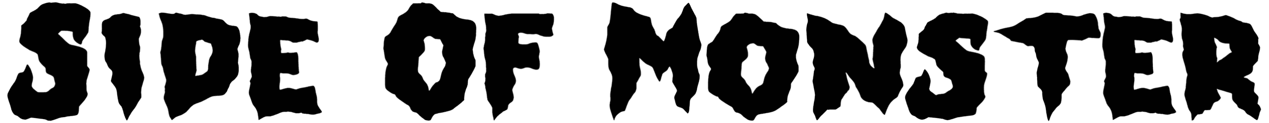 Side Of Monster Font