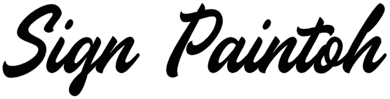 Sign Paintoh Font