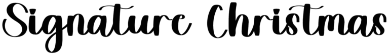Signature Christmas Font