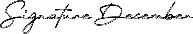 Signature December Font