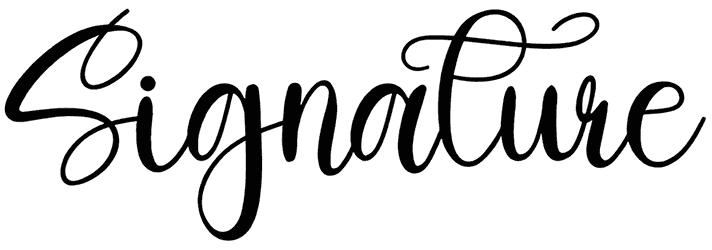 Signature Font