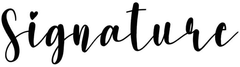 Signature Font