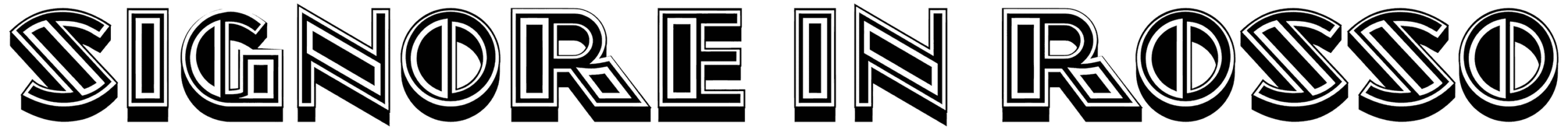 Signore In Rosso Font