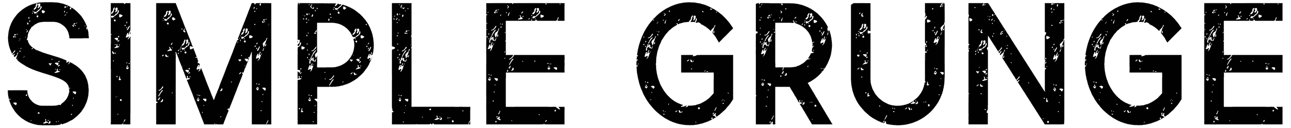 Simple Grunge Font