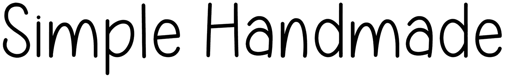 Simple Handmade Font
