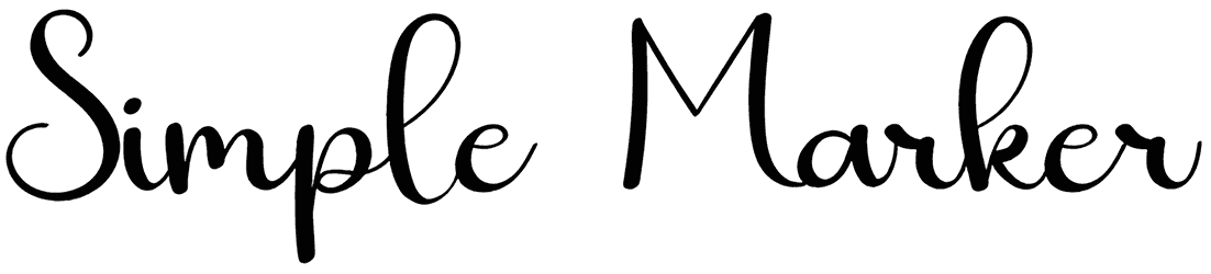 Simple Marker Font
