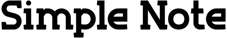 Simple Note Font