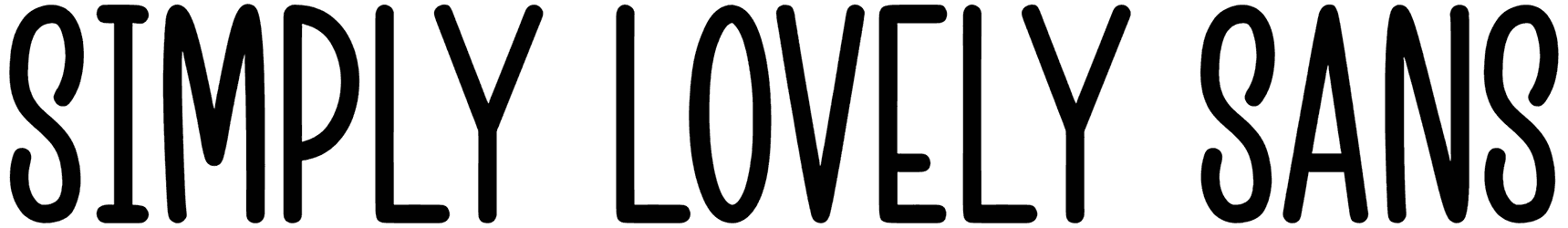 Simply Lovely Sans Font
