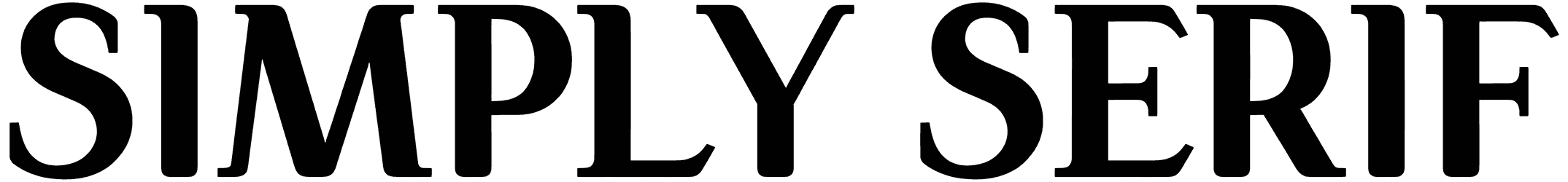 Simply Serif Font