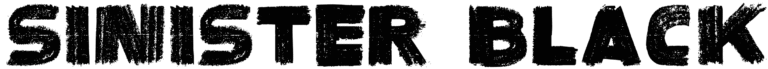 Sinister Black Font