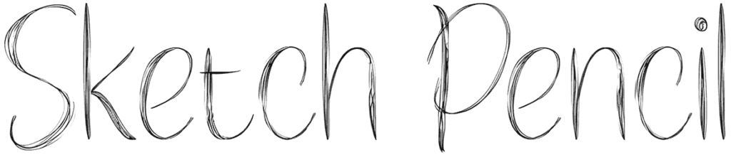 Sketch Pencil Font