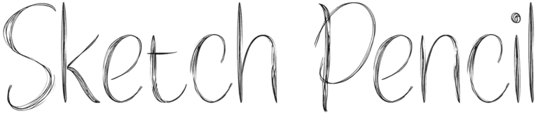 Sketch Pencil Font