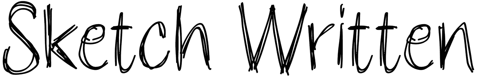 Sketch Written Font