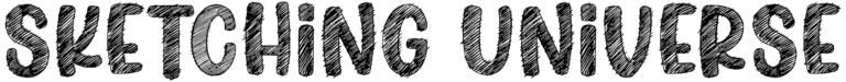 Sketching Universe Font