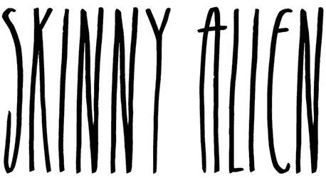Skinny Alien Font