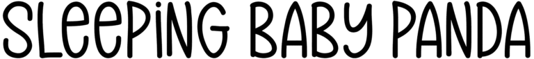 Sleeping Baby Panda Font