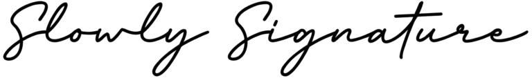 Slowly Signature Font