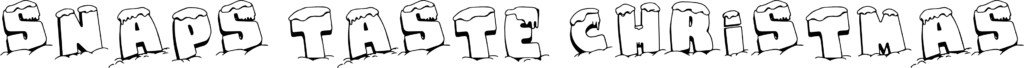 Snaps Taste Christmas Font