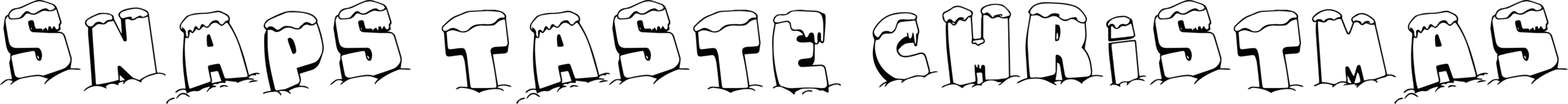 Snaps Taste Christmas Font