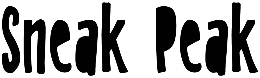 Sneak Peak Font