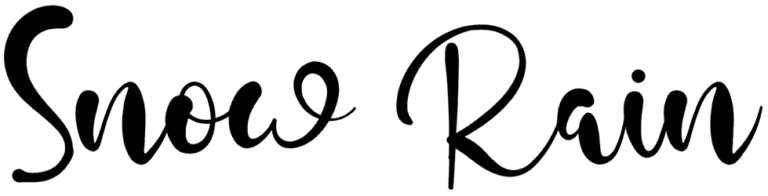 Snow Rain Font