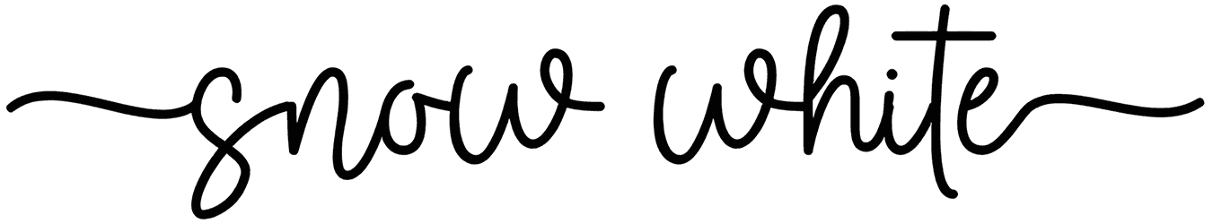 Snow White Monoline Font