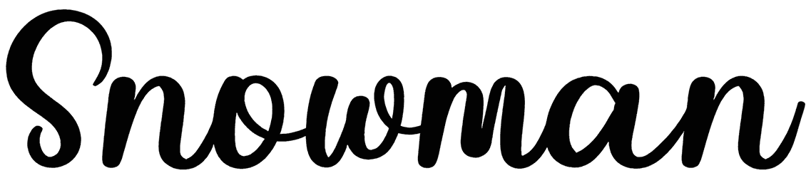 Snowman Font
