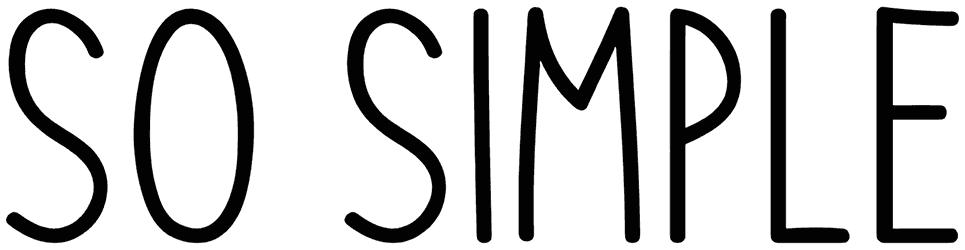 So Simple Font