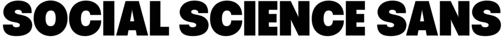Social Science Sans Font
