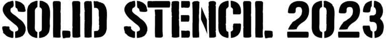 Solid Stencil 2023 Font