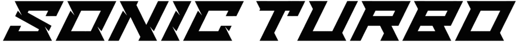 Sonic Turbo Font