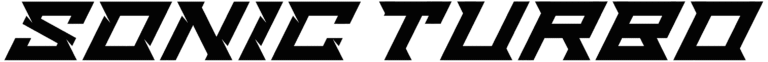 Sonic Turbo Font