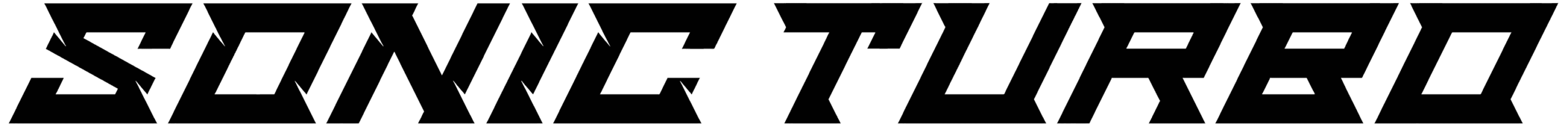 Sonic Turbo Font